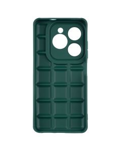 Чохол накладка для TECNO Spark 20/20C/GO 2024/POP 8/Infinix Hot 40i Quadrate Case Зелена (Green)