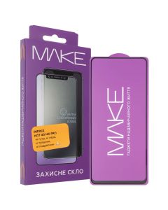 Захисне скло для Infinix Hot 40/40 Pro MakeFuture Full Чорне (Black)