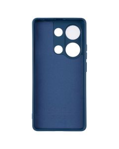 Чехол накладка для Xiaomi Redmi Note 13 Pro / Poco M6 Pro Soft Case Синий (Темно-синий)