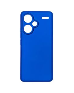 Чехол накладка для Xiaomi Redmi Note 13 Pro Plus Soft Case METALLIC Синий