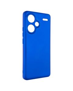 Чехол накладка для Xiaomi Redmi Note 13 Pro Plus Soft Case METALLIC Синий