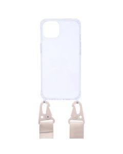 Чехол-накладка для iPhone 13 STRAP Clear Case Белый (White)