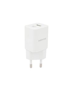 Зарядний пристрій Borofone BN7 PD20W+QC3.0 Білий (White)