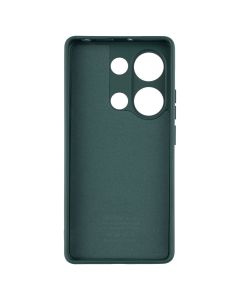 Чехол накладка для Xiaomi Redmi Note 13 Pro / Poco M6 Pro Soft Case Зелёный (Тёмно-зелёный)