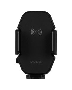 Автотримач Borofone BH213 Air Outlet 15W з бездротовою зарядкою Чорний (Black)