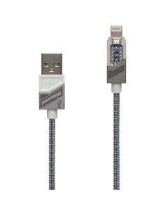 USB кабель Borofone BU42 Octavia 3A 1м Lightning Сірий (Grey)