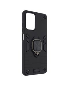 Чохол накладка для Motorola Moto G24/G24 Power/G04/G04s Transformer Ring Чорна (Black)