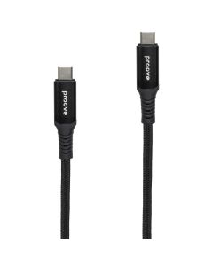 USB кабель Proove Speed Line Type-C to Type-C 240W 4.0 1м Чорний (Black)