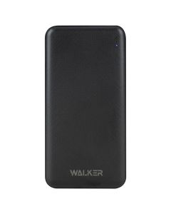 PowerBank 10000 mAh Walker WB-410 2USB 2.4A Чорна (Black)