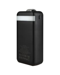 PowerBank 30000 mAh Borofone BJ14A LED Чорна (Black)
