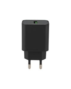 Зарядний пристрій Borofone BA72A (1USB) 18W Чорний (Black)