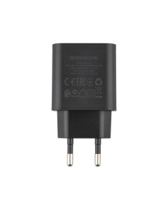 Зарядний пристрій Borofone BA72A (1USB) 18W Чорний (Black)