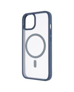 Чехол накладка для iPhone 13 Spigen MagSafe Синий (Blue)