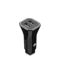 Автомобільний зарядний пристрій Make 2USB 2.4A 12W Чорний (Black)
