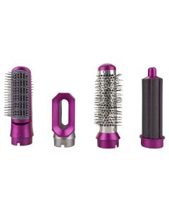 Фен-щітка Leafless Hair Dryer 5 в 1 Серебристо-розовый (Silver Pink)