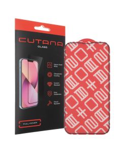 Защитное стекло для iPhone 13/13 Pro/14 Cutana Envelop 2.5D Full Cover Черное (Black)