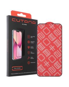 Защитное стекло для iPhone 13 Pro Max/14 Plus Cutana New Brand Box Черное (Black)