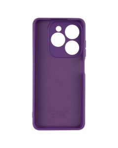 Чехол-накладка для TECNO Spark 20/20C/GO 2024/POP 8/Infinix Hot 40i/Hot 40i Silicone Case Фиолетовый (Purple)