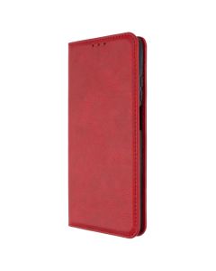 Чохол кейс для Motorola G24 DM Book Case Leather Червоний (Black)