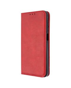 Чохол кейс для Samsung A25 DM Book Case Leather Червоний (Black)