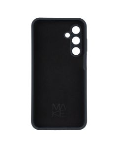 Чехол накладка для Samsung M35 Silicone MakeFuture Черный (Black)