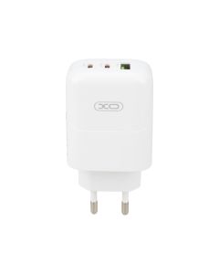 Зарядное устройство XO L139 GaN (2USB-C+1USB) 65W/45W Белый (White)