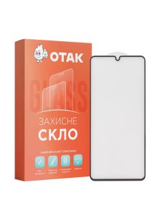 Захисне скло для ZTE Blade V50 Vitat 3D Чорне (Black)