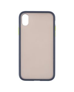 Чехол накладка для iPhone Xr Matte Skin Affinity Синий (Темно-синий)