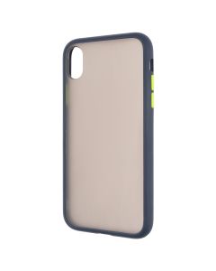 Чехол накладка для iPhone Xr Matte Skin Affinity Синий (Темно-синий)