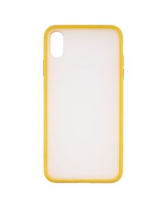 Чохол накладка для iPhone XS MAX Matte Skin Affinity Жовта (Yellow)