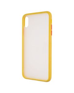 Чохол накладка для iPhone XS MAX Matte Skin Affinity Жовта (Yellow)
