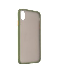 Чохол накладка для iPhone XS MAX Matte Skin Affinity Зелена (Green)