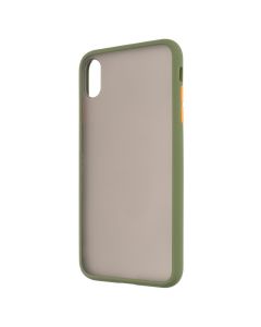 Чохол накладка для iPhone XS MAX Matte Skin Affinity Зелена (Green)