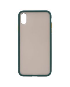 Чохол накладка для iPhone XS Max Matte Skin Affinity Зелена (Dark Green)