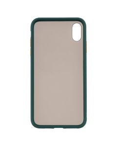 Чохол накладка для iPhone XS Max Matte Skin Affinity Зелена (Dark Green)