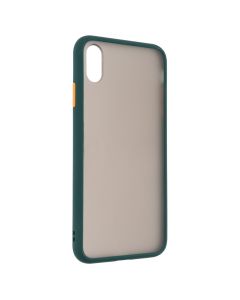 Чохол накладка для iPhone XS Max Matte Skin Affinity Зелена (Dark Green)