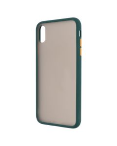 Чохол накладка для iPhone XS Max Matte Skin Affinity Зелена (Dark Green)