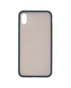 Чохол накладка для iPhone XS Max Matte Skin Affinity Зелена (Dark Blue)