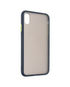 Чохол накладка для iPhone XS Max Matte Skin Affinity Зелена (Dark Blue)