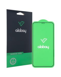 Защитное стекло для iPhone X/XS/11 Pro Alabay Anti Static 3D Черное (Black)