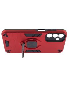 Чехол накладка для Samsung A15 Transformer Ring Красный (Red)