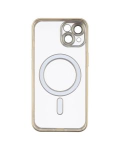 Чохол накладка для iPhone 14 MagSafe Shining Matte Золота (Gold)