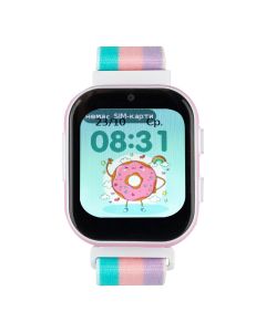 Дитячий GPS/4G годинник Gelius GP-PK008 Rainbow Білий (White)