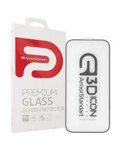 Захисне скло для iPhone 16 Pro ArmorStandart Icon 3D Чорне (Black)