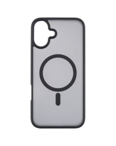 Чехол накладка для iPhone 16 WAVE Matte Insane MagSafe Черный (Black)