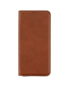 Чехол кейс для Samsung A05 DM Book Case Leather Коричневый (темно-коричневый)