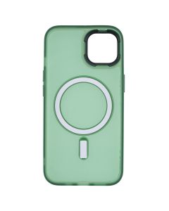Чохол накладка для iPhone 13 DM Frosted Acrylic MagSafe Зелена (Dark Green)