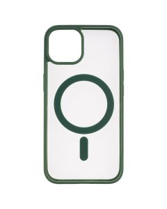 Чохол накладка для iPhone 13 DM Translucent Color MagSafe Зелена (Forest Green)