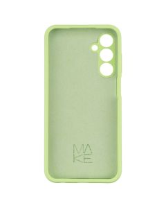 Чохол накладка для Samsung A25 Silicone MakeFuture Жовта (Lime)