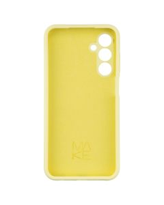 Чохол накладка для Samsung A25 Silicone MakeFuture Жовта (Yellow)